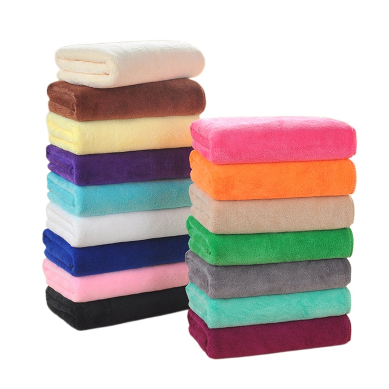 Cloth Face Mask Washable - 17 Farben Mikrofaser-Stoffhandtuch Haartrocknung Schönheitssalons Friseursalon