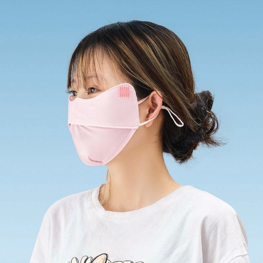 Modische Eisseide Gesichtsmask – Sports Mask Breathable Bewertung und Preis