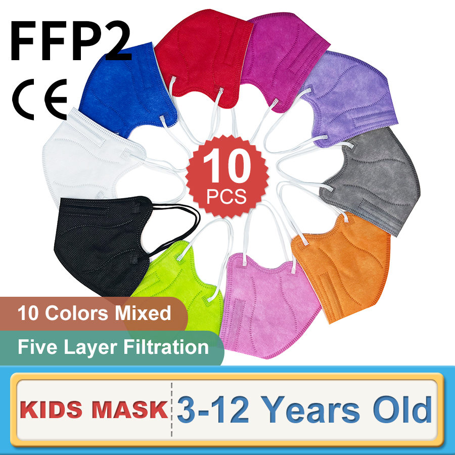 10PCS Kinder FFP2 Gesichtsmask – Kn95 Respirator Mask Bewertung und Preis
